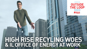 Mike Stephen wonders why so few Chicago high rise buildings recycle.