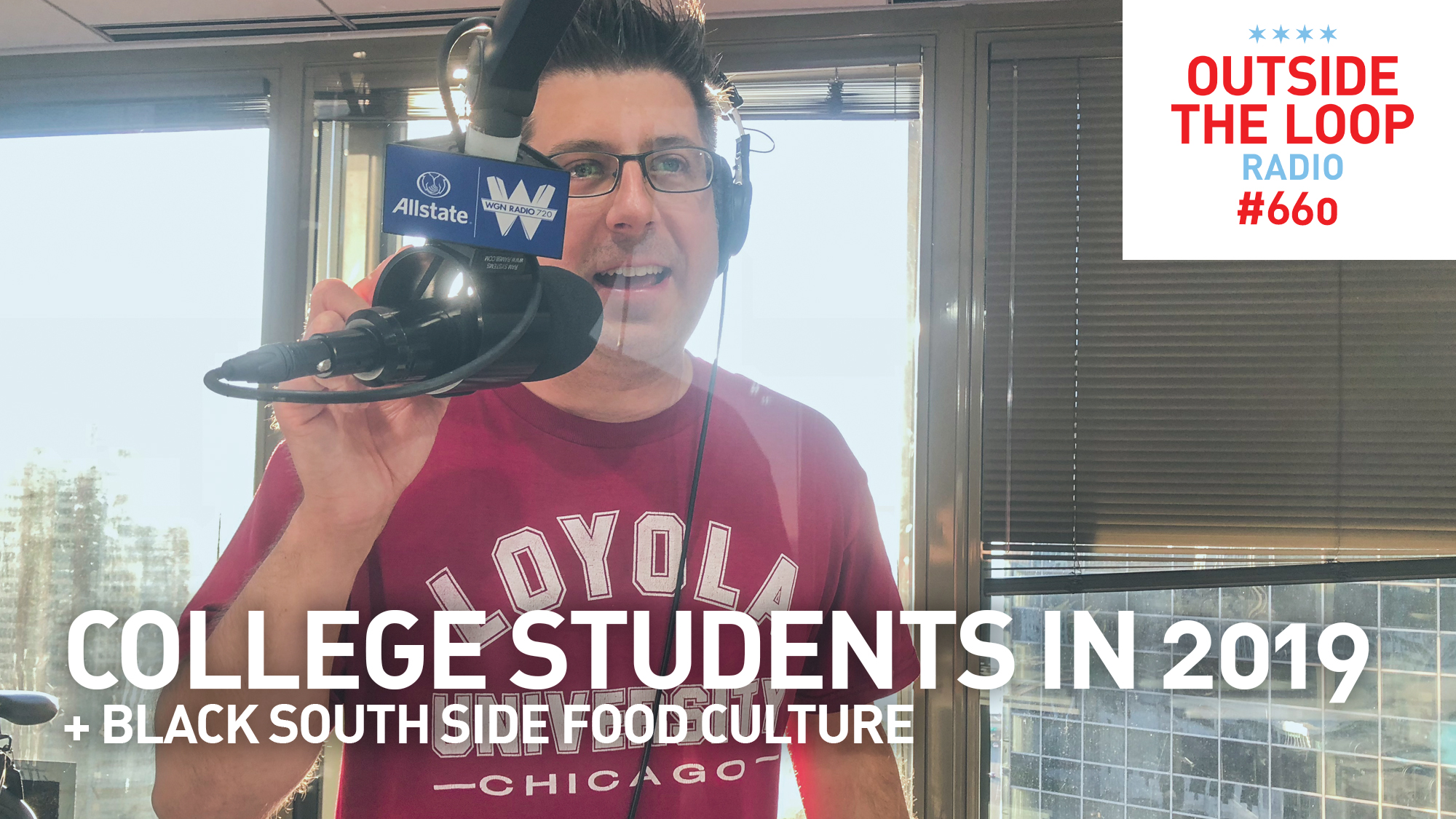 Mike Stephen discusses the state of college students in 2019 while representing his alma mater Loyola University Chicago.