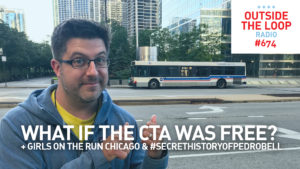 Mike Stephen and a lovely CTA bus.
