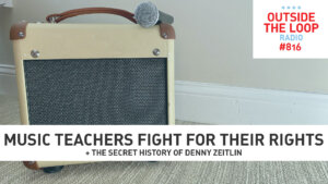Music teachers fight for their rights. (Photo credit: Mike Stephen/WGN Radio)