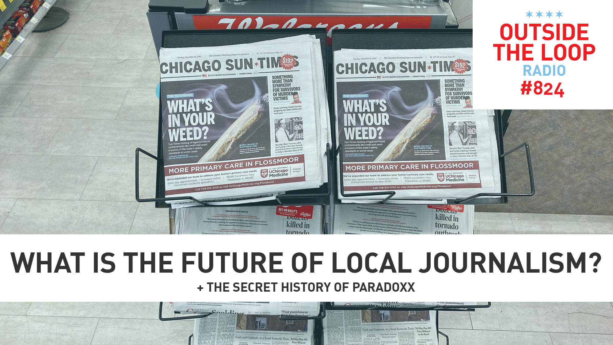 What is the future of local journalism? (Photo credit: Mike Stephen/WGN Radio)