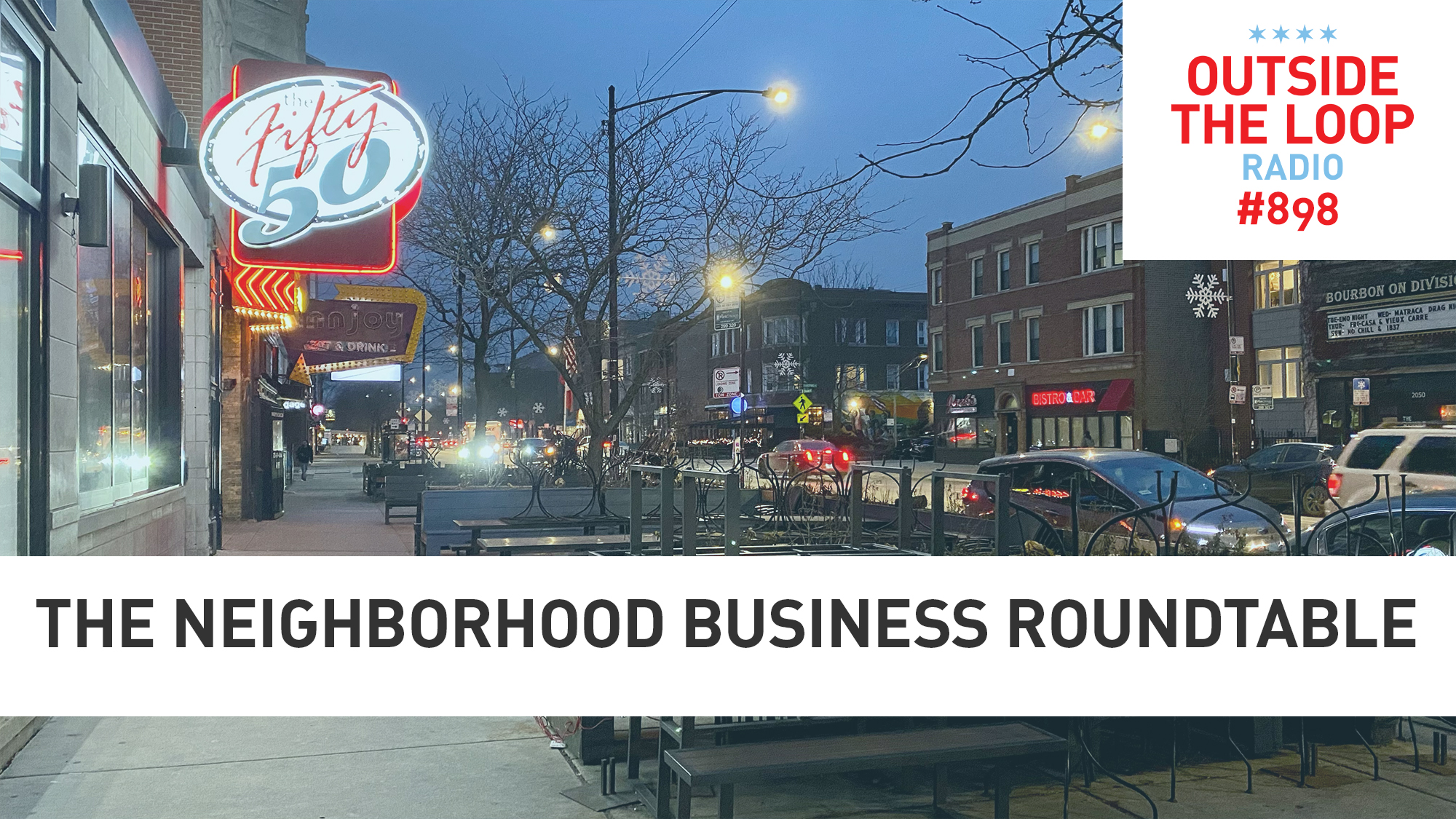 We head over to Wicker Park to discuss the challenges facing local business owners this past year. (Photo credit: Mike Stephen/WGN Radio)