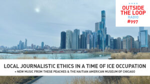 We explore local journalistic ethics in a time of ICE occupation. (Photo credit: Mike Stephen/WGN Radio)