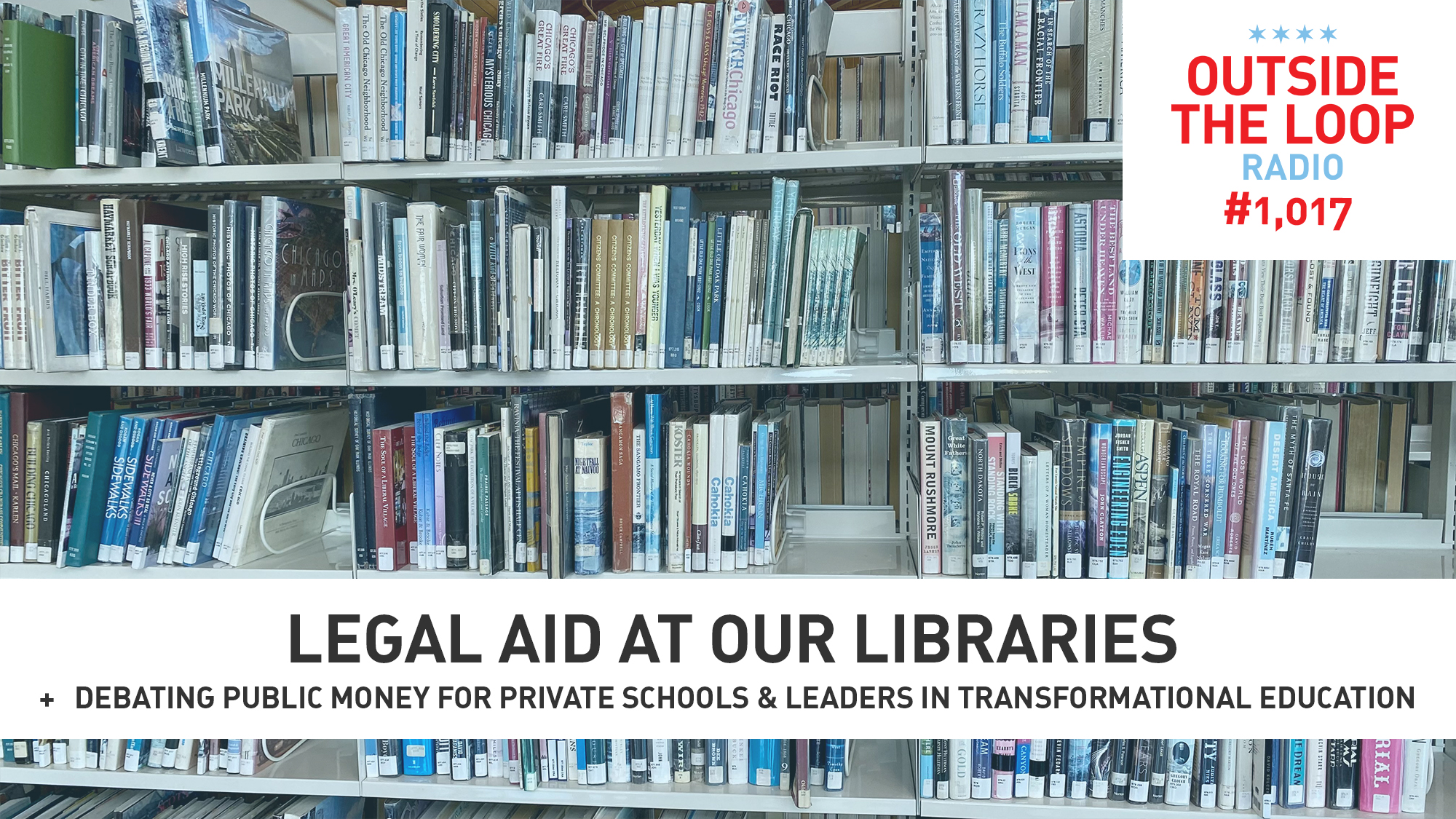 We learn about a new program that provides legal aid at local libraries. (Photo credit: Mike Stephen/WGN Radio)